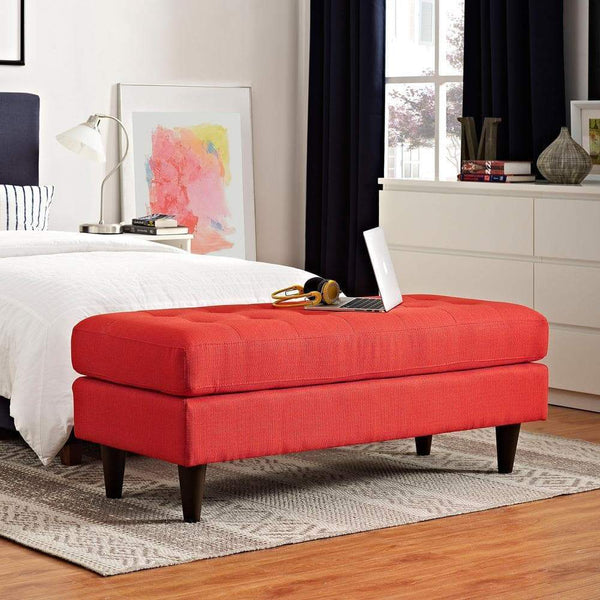 Modway Empress Upholstered Fabric Bench | Stools & Benches | Modishstore-2