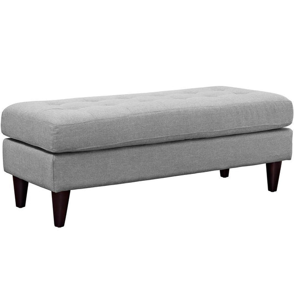 Modway Empress Upholstered Fabric Bench | Stools & Benches | Modishstore-16