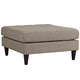 Modway Empress Upholstered Large Ottoman | Ottomans | Modishstore-5