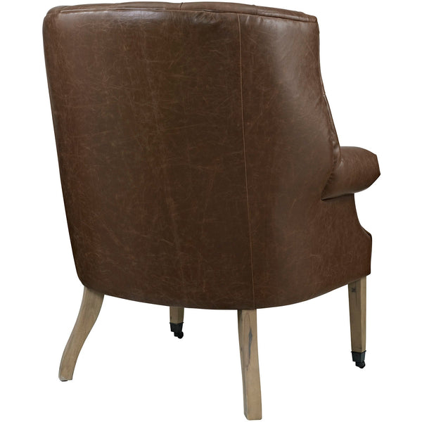 Modway Chart Upholstered Vinyl Lounge Chair - Brown | Lounge Chairs | Modishstore-2