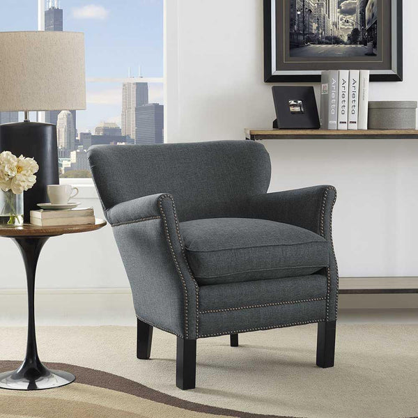 Modway Key Fabric Armchair | Armchairs | Modishstore-8
