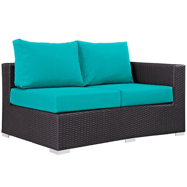Modway Convene 11 Piece Outdoor Patio Sectional Set | Outdoor Sofas, Loveseats & Sectionals | Modishstore-30