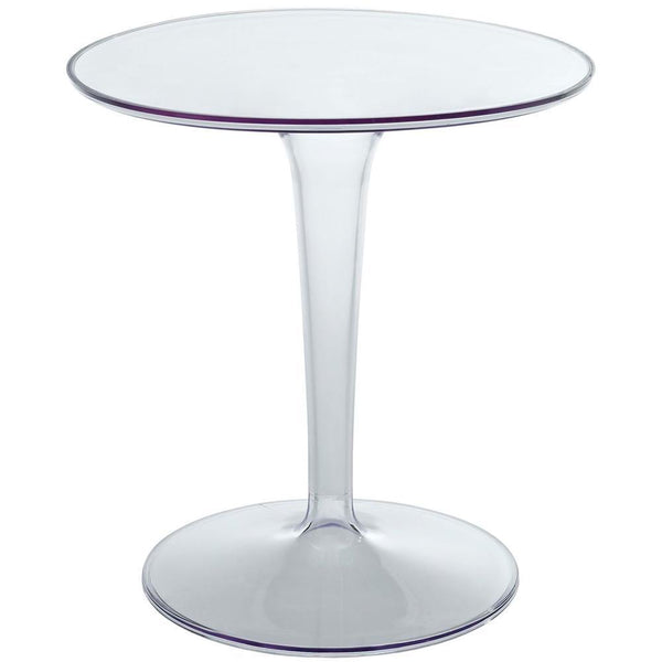 Modway Canvas Side Table - Clear | Side Tables | Modishstore-2