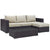 Modway Convene 3 Piece Outdoor Patio Sofa Set | Outdoor Sofas, Loveseats & Sectionals | Modishstore-27