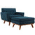 Modway Engage 2 Piece Armchair and Ottoman | Armchairs | Modishstore-12