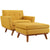 Modway Engage 2 Piece Armchair and Ottoman | Armchairs | Modishstore-14