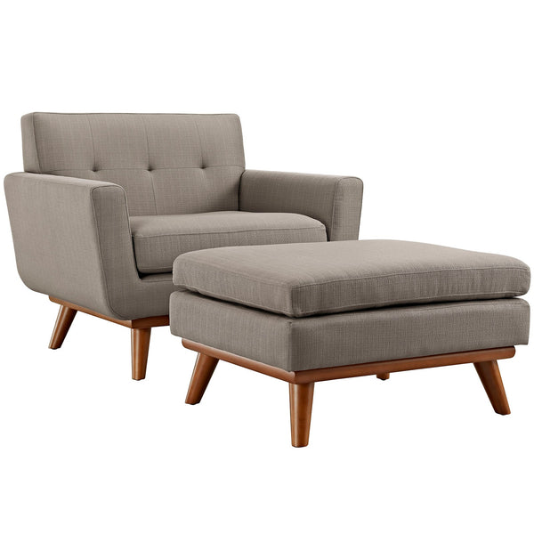 Modway Engage 2 Piece Armchair and Ottoman | Armchairs | Modishstore-17