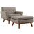 Modway Engage 2 Piece Armchair and Ottoman | Armchairs | Modishstore-4