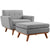 Modway Engage 2 Piece Armchair and Ottoman | Armchairs | Modishstore-13