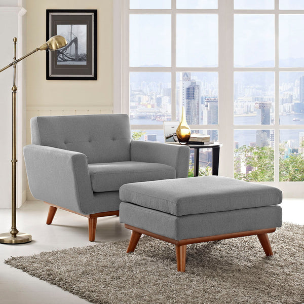 Modway Engage 2 Piece Armchair and Ottoman | Armchairs | Modishstore-50