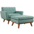 Modway Engage 2 Piece Armchair and Ottoman | Armchairs | Modishstore-19