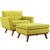 Modway Engage 2 Piece Armchair and Ottoman | Armchairs | Modishstore-16