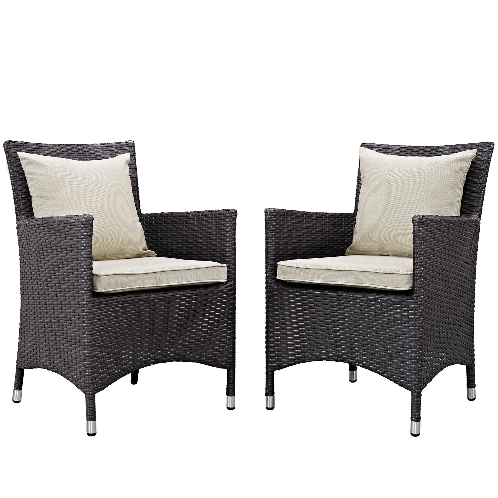 Modway Convene 2 Piece Outdoor Patio Dining Set - EEI-2188 | Dining Sets | Modishstore-30