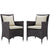 Modway Convene 2 Piece Outdoor Patio Dining Set - EEI-2188 | Dining Sets | Modishstore-30
