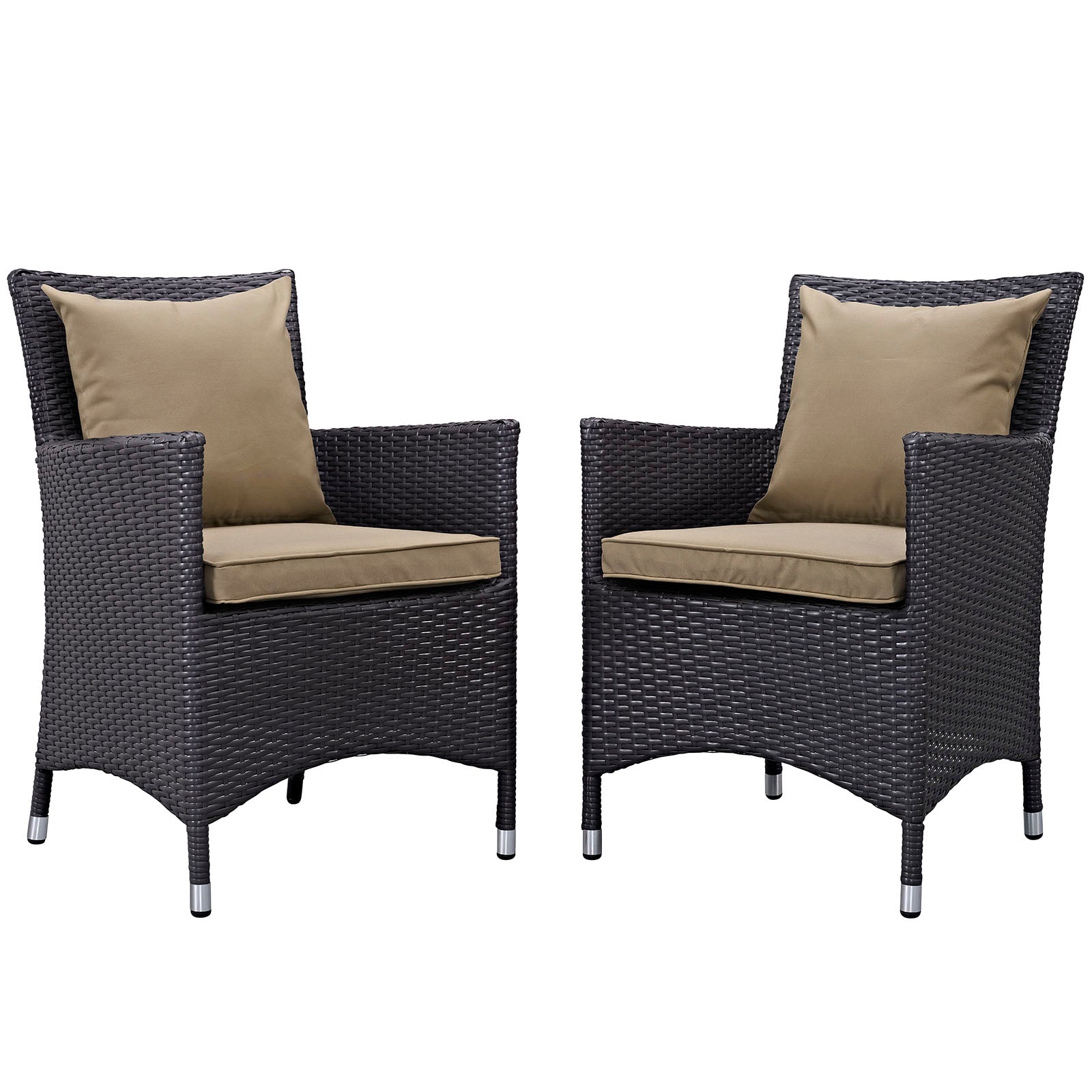 Modway Convene 2 Piece Outdoor Patio Dining Set - EEI-2188 | Dining Sets | Modishstore-29