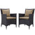Modway Convene 2 Piece Outdoor Patio Dining Set - EEI-2188 | Dining Sets | Modishstore-29