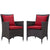 Modway Convene 2 Piece Outdoor Patio Dining Set - EEI-2188 | Dining Sets | Modishstore-26