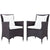 Modway Convene 2 Piece Outdoor Patio Dining Set - EEI-2188 | Dining Sets | Modishstore-24