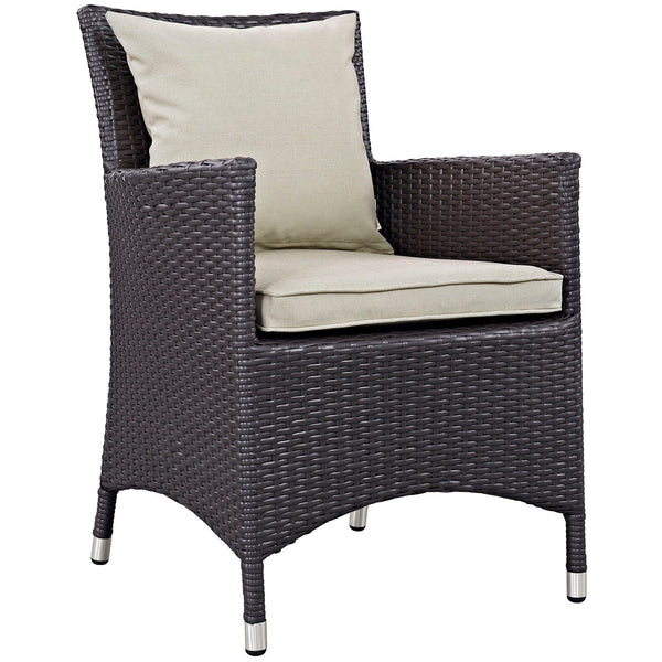 Modway Convene 4 Piece Outdoor Patio Dining Set