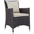 Modway Convene 4 Piece Outdoor Patio Dining Set