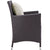 Modway Convene 4 Piece Outdoor Patio Dining Set