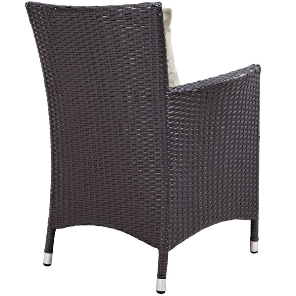Modway Convene 4 Piece Outdoor Patio Dining Set