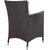 Modway Convene 4 Piece Outdoor Patio Dining Set
