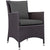 Modway Convene 4 Piece Outdoor Patio Dining Set