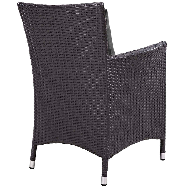 Modway Convene 4 Piece Outdoor Patio Dining Set