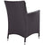 Modway Convene 4 Piece Outdoor Patio Dining Set
