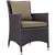 Modway Convene 4 Piece Outdoor Patio Dining Set