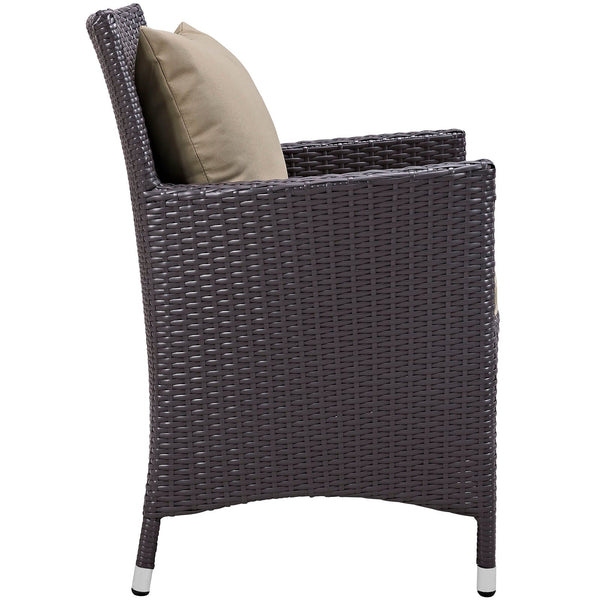 Modway Convene 4 Piece Outdoor Patio Dining Set