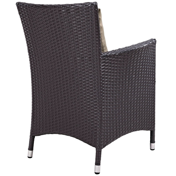 Modway Convene 4 Piece Outdoor Patio Dining Set