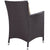 Modway Convene 4 Piece Outdoor Patio Dining Set