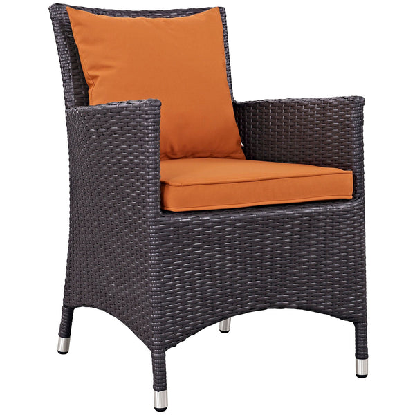 Modway Convene 4 Piece Outdoor Patio Dining Set