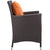 Modway Convene 4 Piece Outdoor Patio Dining Set