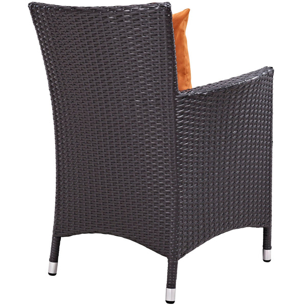Modway Convene 4 Piece Outdoor Patio Dining Set