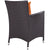 Modway Convene 4 Piece Outdoor Patio Dining Set