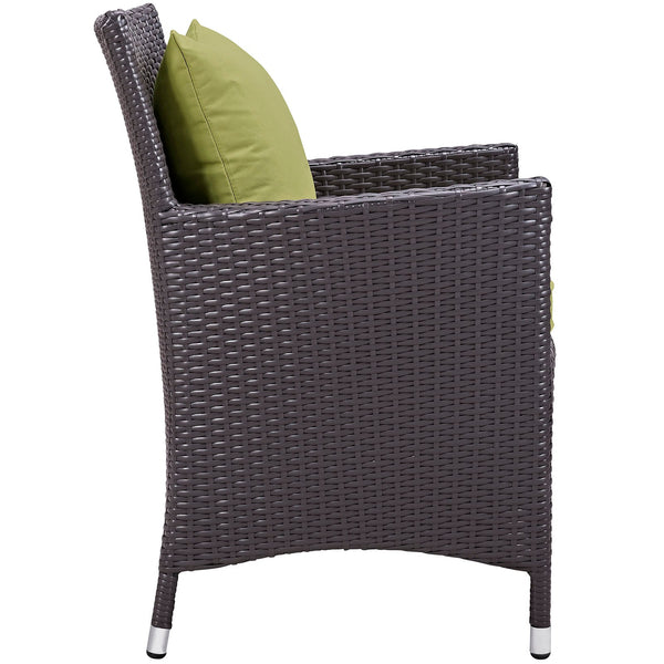 Modway Convene 4 Piece Outdoor Patio Dining Set