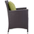 Modway Convene 4 Piece Outdoor Patio Dining Set