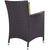 Modway Convene 4 Piece Outdoor Patio Dining Set