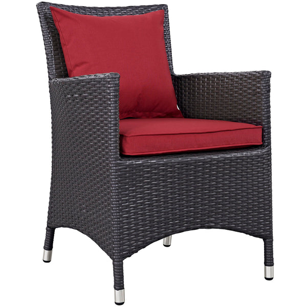 Modway Convene 4 Piece Outdoor Patio Dining Set