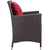 Modway Convene 4 Piece Outdoor Patio Dining Set