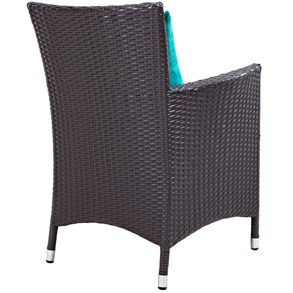 Modway Convene 4 Piece Outdoor Patio Dining Set