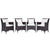 Modway Convene 4 Piece Outdoor Patio Dining Set | Dining Chairs | Modishstore-24