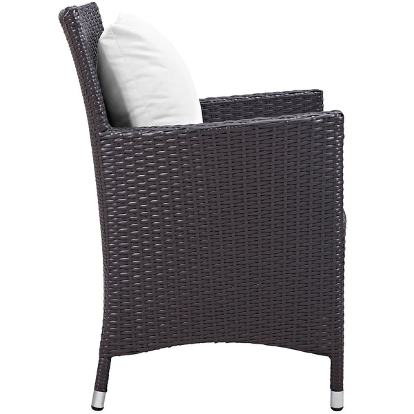 Modway Convene 4 Piece Outdoor Patio Dining Set