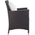 Modway Convene 4 Piece Outdoor Patio Dining Set