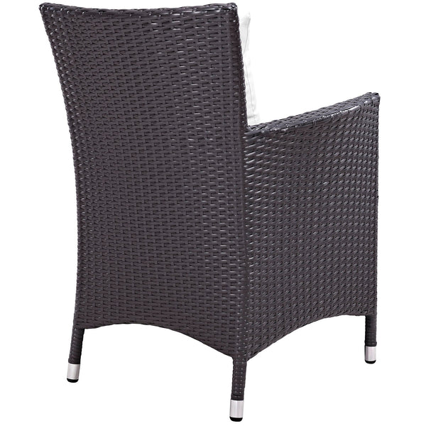 Modway Convene 4 Piece Outdoor Patio Dining Set