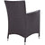 Modway Convene 4 Piece Outdoor Patio Dining Set