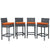 Modway Summon Bar Stool Outdoor Patio Sunbrella - Set of 4 | Bar Stools | Modishstore-12